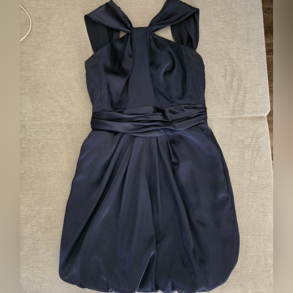 Davids Bridal Marine Blue Dress